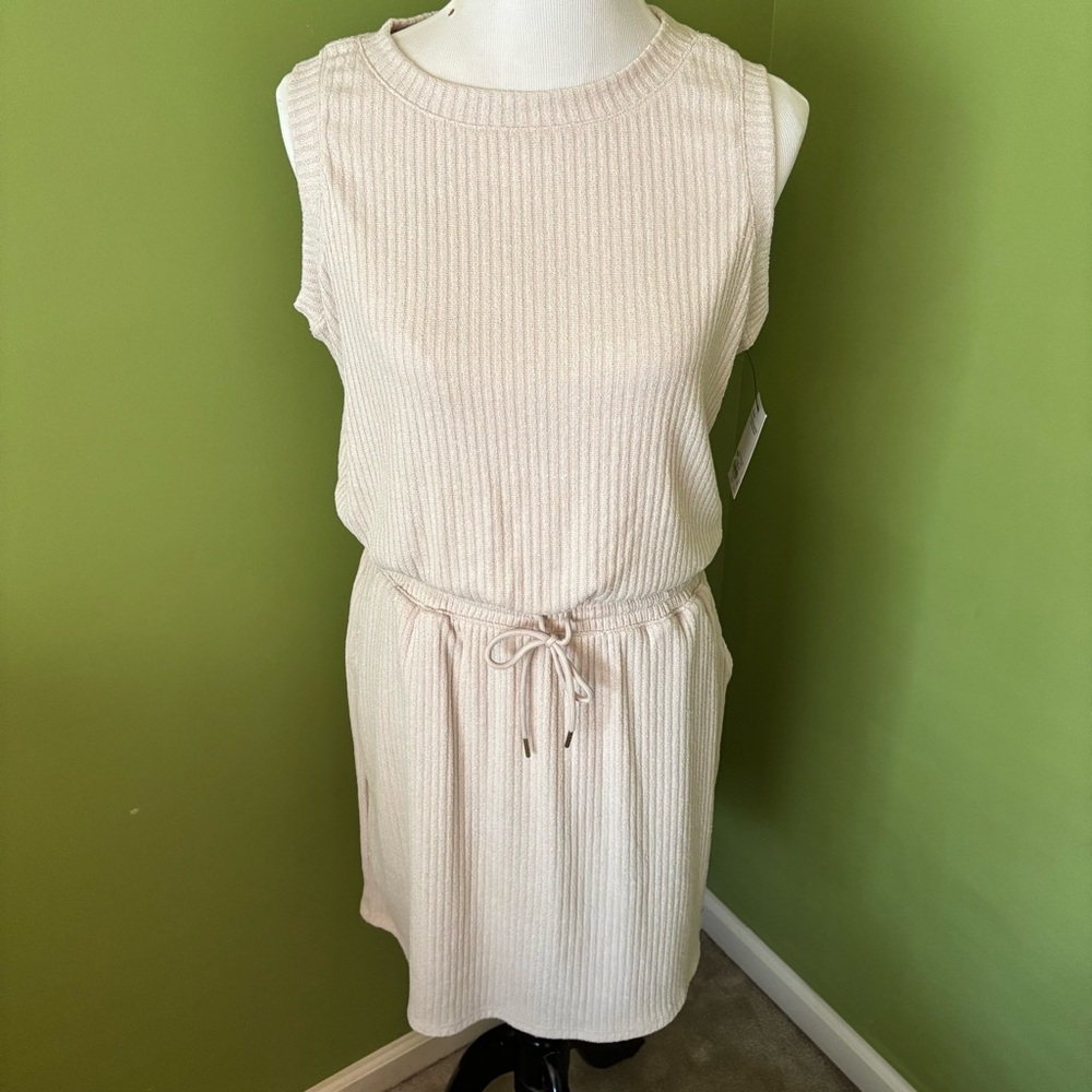 Sonoma Cream Sleeveless Dress